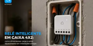 Módulo de controle inteligente em caixa com fiação, Brasil 2026